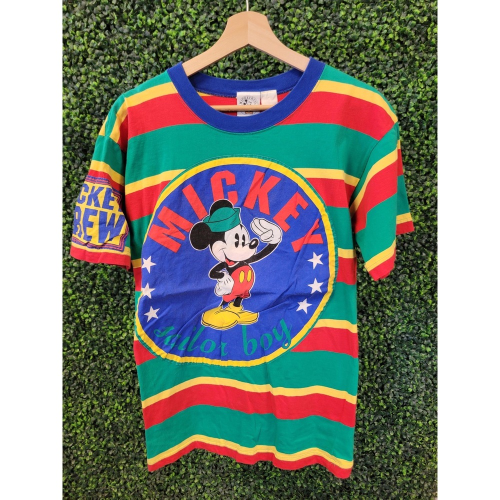 vtg 90s SAILOR BOY MICKEY Tee Medium // cartoon movie tv show vintage t-shirt